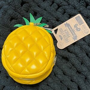 Chic Yellow Pineapple Wristlet